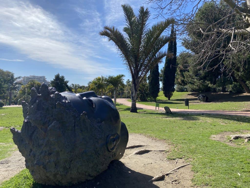 bronze-head-sculptures-benalmadena-spain-paloma-park
